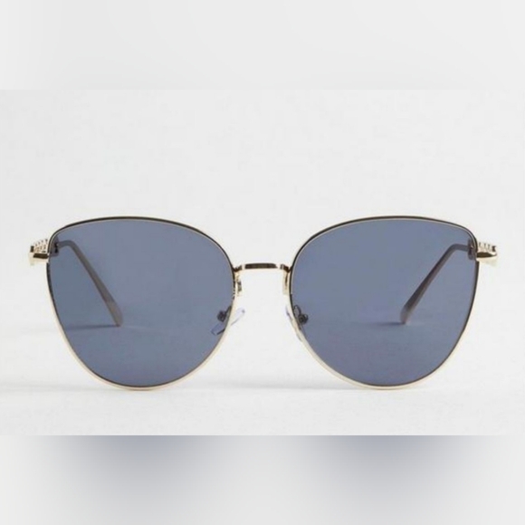 TORRID CATEYE METAL LINK SMOKE EYES SUNGLASSES - Picture 1 of 4